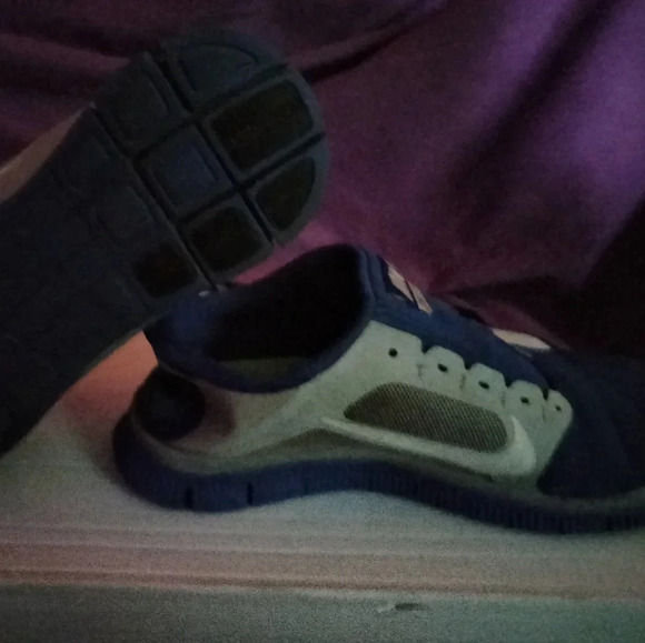 Nike Free 4.0 V3 Men's Running Shoes 2013 Blue Gray - Picture 3 of 8